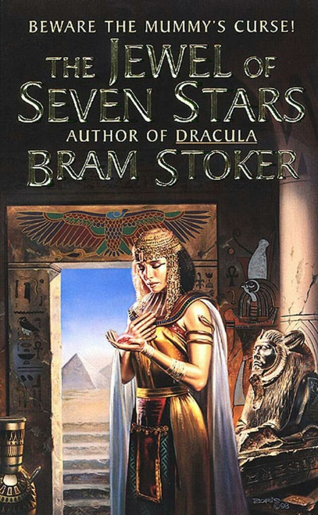 Cover of Bram Stoker's The Jewel of Seven Stars, a book from 1903 about a mummy