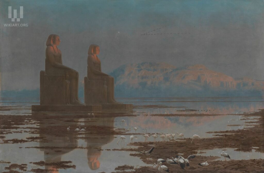 Gérôme, The Nile in Flood, Thebes, 1901, oil on canvas. 